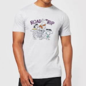 Image of The Flintstones Road Trip Mens T-Shirt - Grey - 3XL
