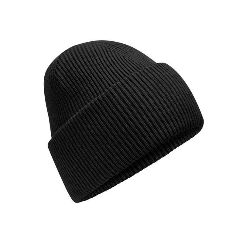 Image of Beechfield Mens Classic Deep Cuffed Beanie in Black Male One Size
