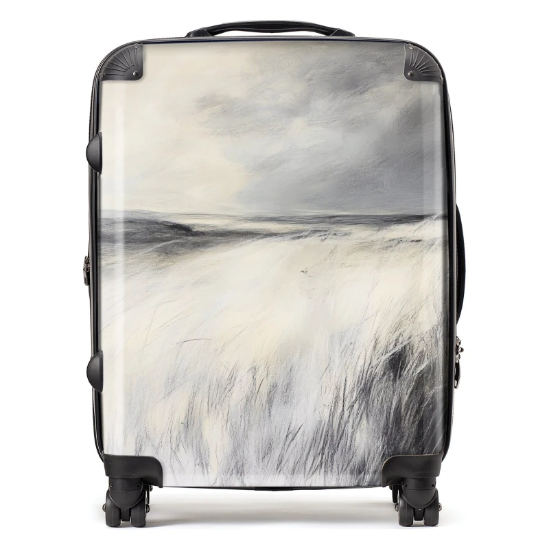 Image of Designer Luggage Isla Quinn: 00007 Suitcase in Grey Size: Large Grey Unisex Large