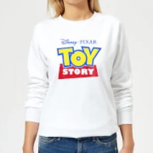 Image of Toy Story Logo Womens Sweatshirt - White - 3XL