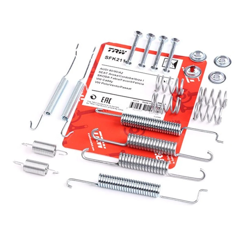 Image of TRW SFK211 Accessory Kit, brake shoes Accessory Kit,brake shoes (1502)