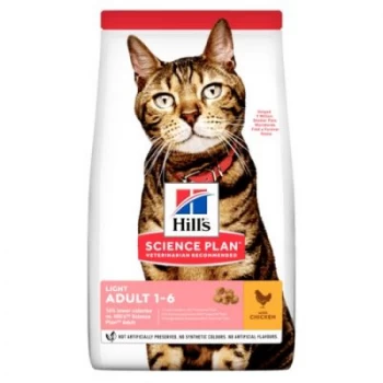 image of Hill's Science Plan Adult Light Chicken Cat Food 1.5kg