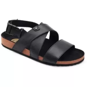 Base London Mens Holkham Strappy Leather Summer Sandals UK Size 10 (EU 44)