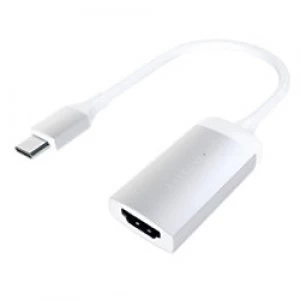 image of Satechi USB Type-C to HDMI Adapter Aluminium Silver