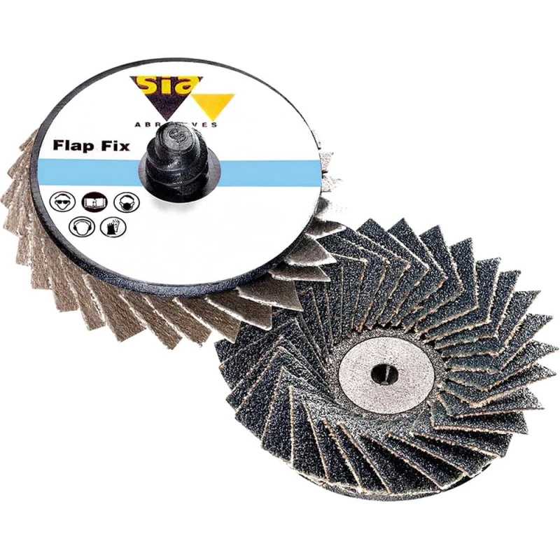 Image of Sia 2824 Siamet Flapfix Quick Change Abrasives Discs 50mm 80g Pack of 1