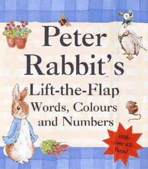 Image of Peter Rabbits Lift-the-Flap Words Colours and Numbers by Beatrix Potter Hardback