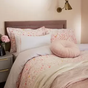 Image of Katie Piper Confidence Dot Kingsize Duvet Cover Set, Grapefruit
