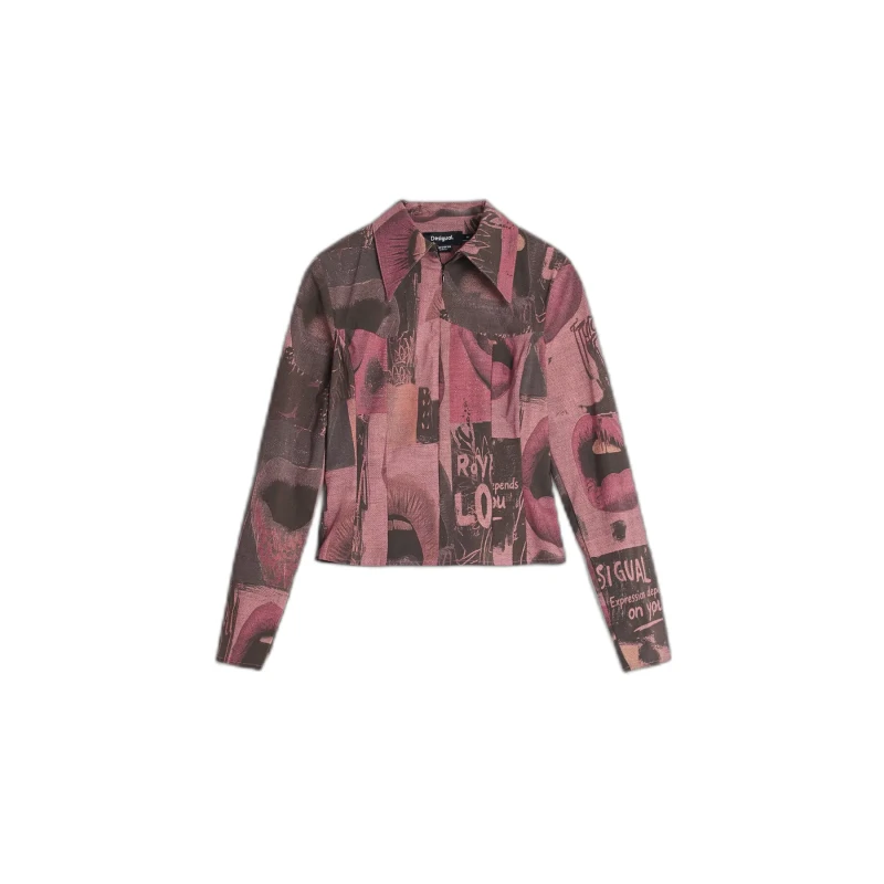 Image of Desigual Womens blouse Desigual Beso Rose Female XS