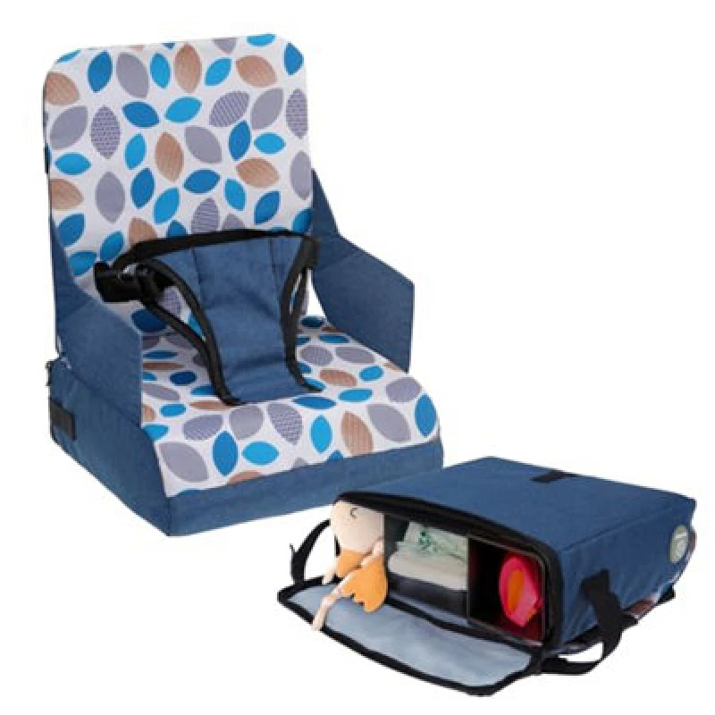 Image of Dreambaby Feeding & On-the-go Booster Seat With Storage - Blue G6045