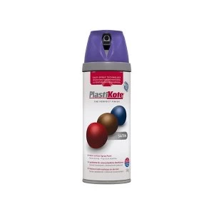 Image of PlastiKote Twist & Spray Satin Pure Brilliant White 400ml