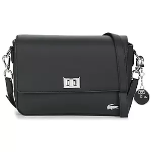 Image of Lacoste Womens Daily Classic Coated Pique Canvas Clasp Shoulder Bag Size Unique size 000