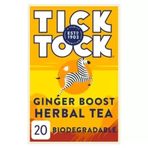 image of Tick Tock Wellbeing Ginger Boost, 36g