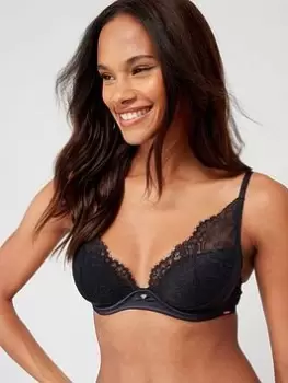 DORINA Abelia Light Padded Plunge Bra - Black, Size 34A, Women