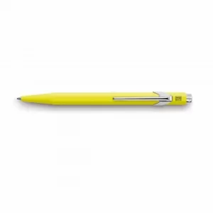 image of Caran d Ache Popline 849 Ballpoint Pen with Gift Tin, Yellow