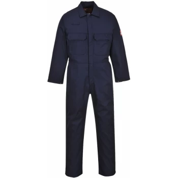 Portwest - BIZ1 Navy Sz 5XL R Bizweld Flame Retardant Welder Overall Coverall Safety Boiler Suit