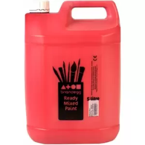 image of Ready-mix Paint 5 Litre - Red - Brian Clegg