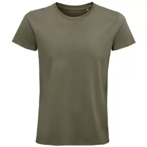 Image of SOLS Unisex Adult Pioneer Organic T-Shirt (XS) (Khaki)