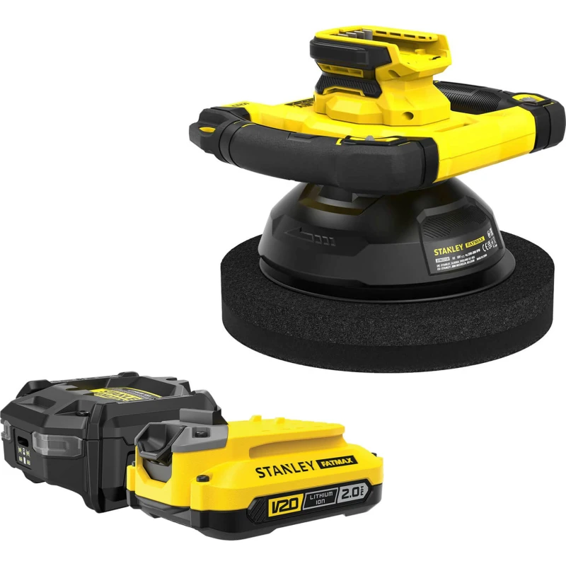 Image of Stanley Fatmax V20 SFMCE100 18v Cordless Polisher SFMCE100B Batteries: 1 x 2ah Li-ion