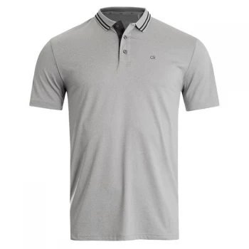 Image of Calvin Klein Golf Polo Shirt - Silver