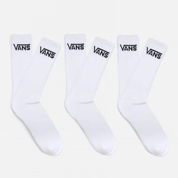 Image of Vans Mens Classic Crew Socks - White