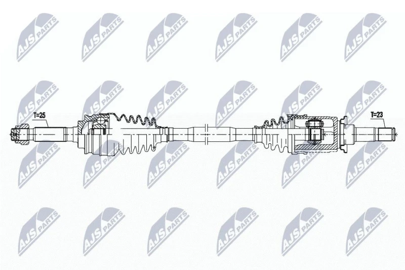 Image of NTY Drive shaft NTY NPW-CH-094