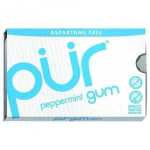 image of Pur Gum - Peppermint - Aspartame Free - 9 Pieces - 12.6 g