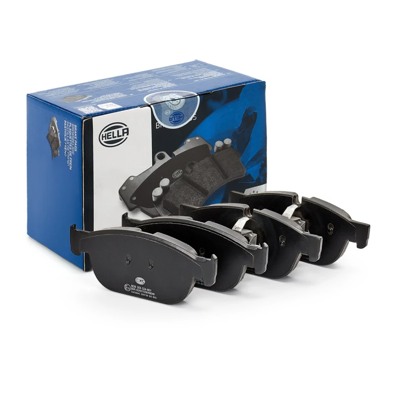 Image of HELLA Brake pad set HELLA 8DB 355 024-801