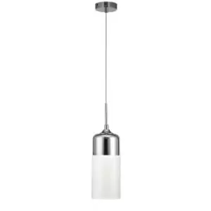 image of Design suspension Mia Chrome polished 1 bulb 47cm