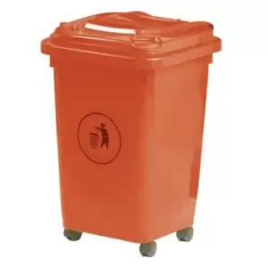 image of Slingsby 50 Litre Wheeled Bin, Red