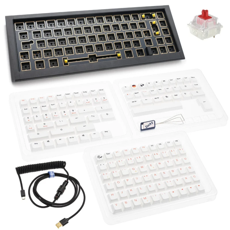 Image of Ducky Ducky Outlaw 65 keyboard Universal USB Black PKOU2367IST-ISO01