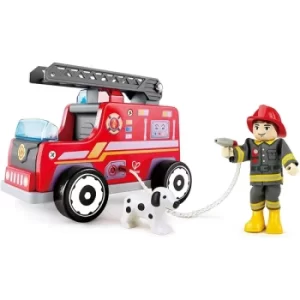 image of Hape Fire Truck Playset