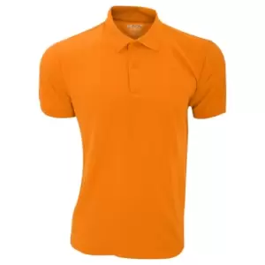 image of Gildan Mens DryBlend Adult Sport Double Pique Polo Shirt (2XL) (Orange)