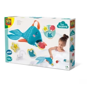 Image of Ses Creative Tiny Talents Childrens Snack Fish Bath Toy- Unisex
