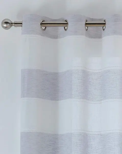 Image of Santorini Striped Eyelet Voile