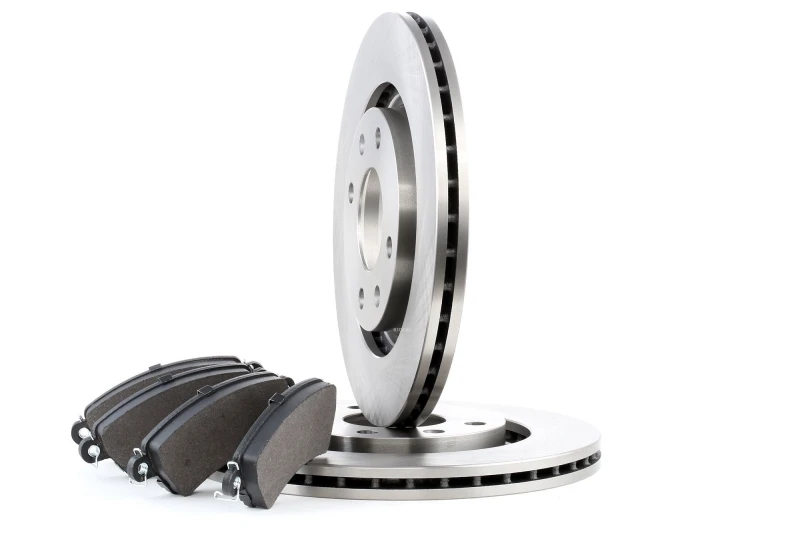 Image of RIDEX 3405B0129 Brake disc and pads set Front Axle, Brake Disc Type: Vented Brake Set,disc brakes (3405)
