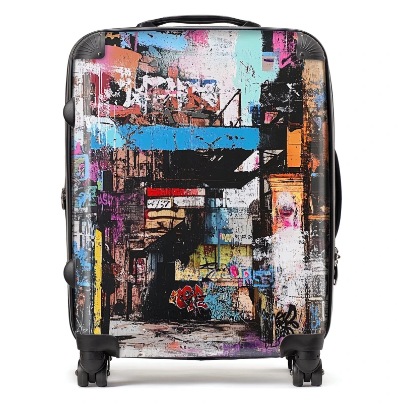 Image of Designer Luggage Jasper Reed: 00038 Suitcase Size: Large Multicolor Unisex Large