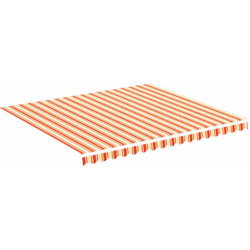 Image of VIDAXL Replacement Fabric for Awning Yellow and Orange 4x3.5 m Vidaxl 8720286150894