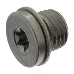 image of Oil Drain Plug Screw 100496 by Febi Bilstein