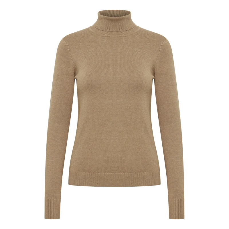 Image of b.Young Womens turtleneck sweater b.young Mmorla Beige Female L