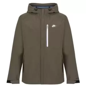Image of Nike Light Shell Hooded Jacket Mens - Grey