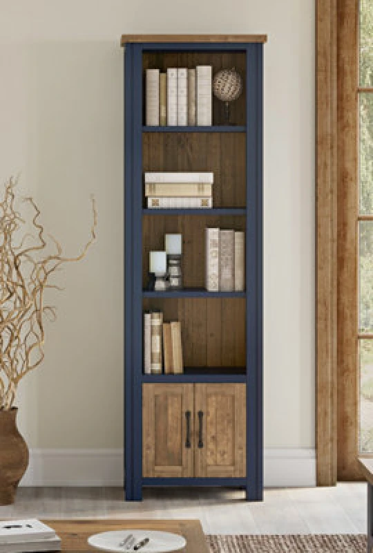 Image of Baumhaus Splash Of Blue - Narrow Bookcase