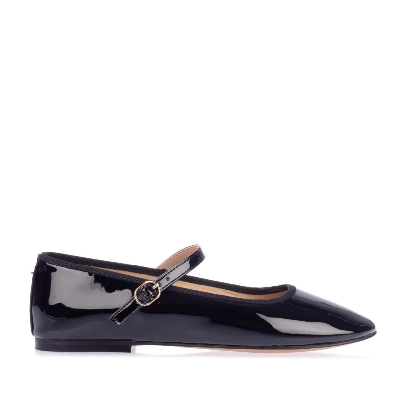 Image of Steve Madden Volley Ballet Pumps Black female UK 3