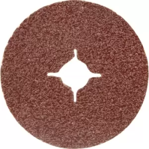Image of Toolpak Fibre Sanding Discs 115mm 24 Grit (10 Pack) Steel