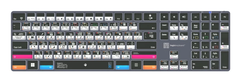 Image of Logickeyboard LKB-PSLR-TPC keyboard Home/Office USB + Bluetooth QWERTY