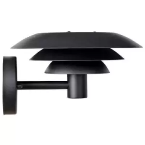 Dyberg Larsen Outdoor Dome Wall Lamp Black 25cm IP44