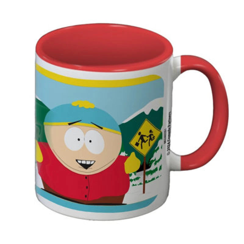 Image of South Park South Park Two Tone Eric Cartman Mug in Light Blue Light Blue One Size Unisex 5063806950851