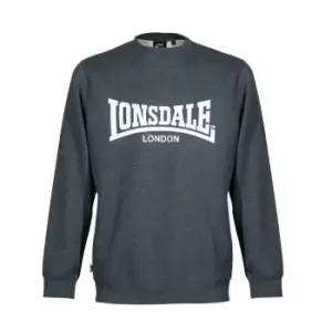 image of Lonsdale Essential Crew Sweater Mens - Grey