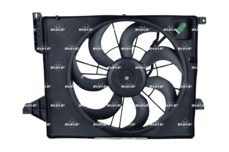Image of NRF 470087 Cooling Fan with radiator fan shroud Fan,radiator (508)