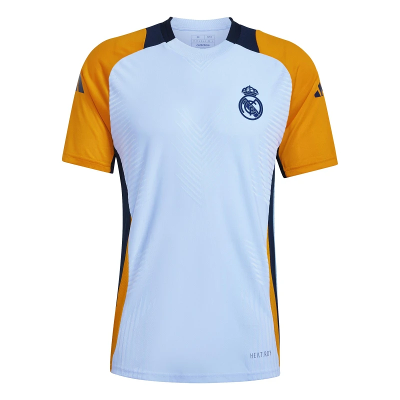 Image of adidas Real Madrid Training Shirt 24/25 Mens Blue/Ora/Navy male L