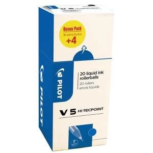Image of Pilot Hi Tecpoint V5 Liquid Ink Rollerball Pen Line Width 0.3mm Tip